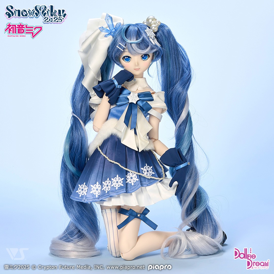 Dollfie Dream DD Hatsune Miku Snow Miku Crystal Snow Set Outfit