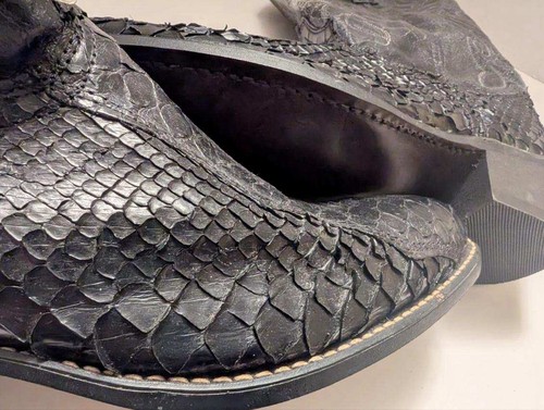 Vintage Acme Cowboy Boots Men’s Snakeskin Size 11 NWT, Size 11, $150 - Photo 7