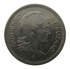 Nr 4103 Spain Civil War - Basque Country 1 Peseta 1937, KM# 1 geraltttt83