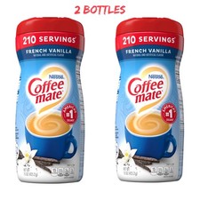 2 crémiers à vanille français Nestlé Coffee Mate 210 Sarvings 425g X 2 import USA