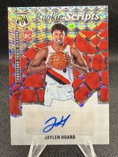 2019-20 Panini Mosaic Rookie Scripts Jaylen Hoard RC Auto Portland Trail Blazers
