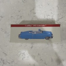 Cadillac 1953 El Dorado Blue Die Cast Car Model GM Official Licensed Product