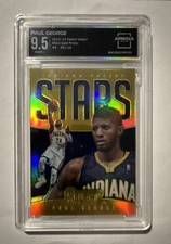 2013-14 Panini Select - Stars Paul George #9 Gold Prizm /10 graded a 9.5 