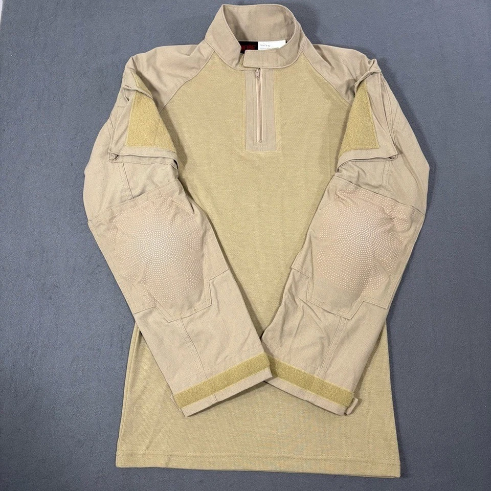 DRIFIRE FORTREX® Fr Combat Shirt, Naval air Approved Size Small Tan Desert - Image 3 of 4