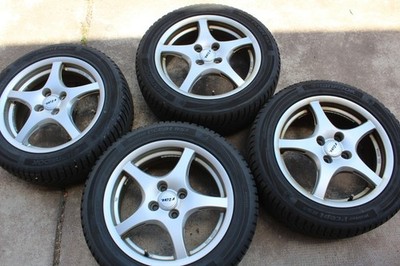 4x Winterreifen auf Alufelge für einen Renault Clio IV  6Jx16 H2 ET40  195x55R16