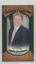 2014 Goodwin Champions Mini Green Lady Luck Back Glenn Anderson #72 HOF m3v
