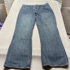 Beverly Hills Polo Club Mens Denim Jeans 36x30 Bootcut Cotton