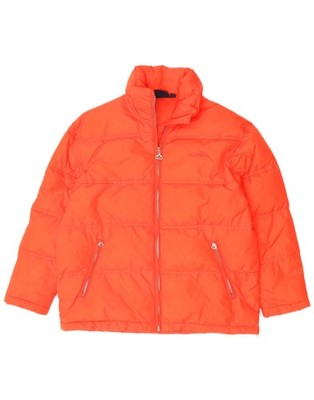 Ellesse Damen wattierte Jacke UK 18 XL orange Polyamid WW14