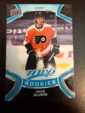 UPPERDECK MVP 2021-22 WADE ALLISON ROOKIE HOCKEY CARD #231. rookie card picture
