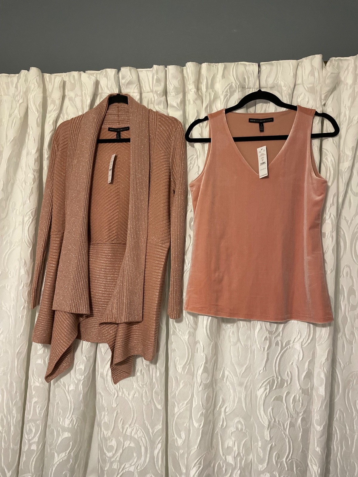 White House black market tank and cardigan sweater NWT small