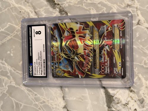 M Lucario-EX graded CGC 8 for sale on eBay