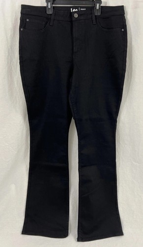 Lee Jeans Black Boot Cut Mid Rise Women’s 16 Long