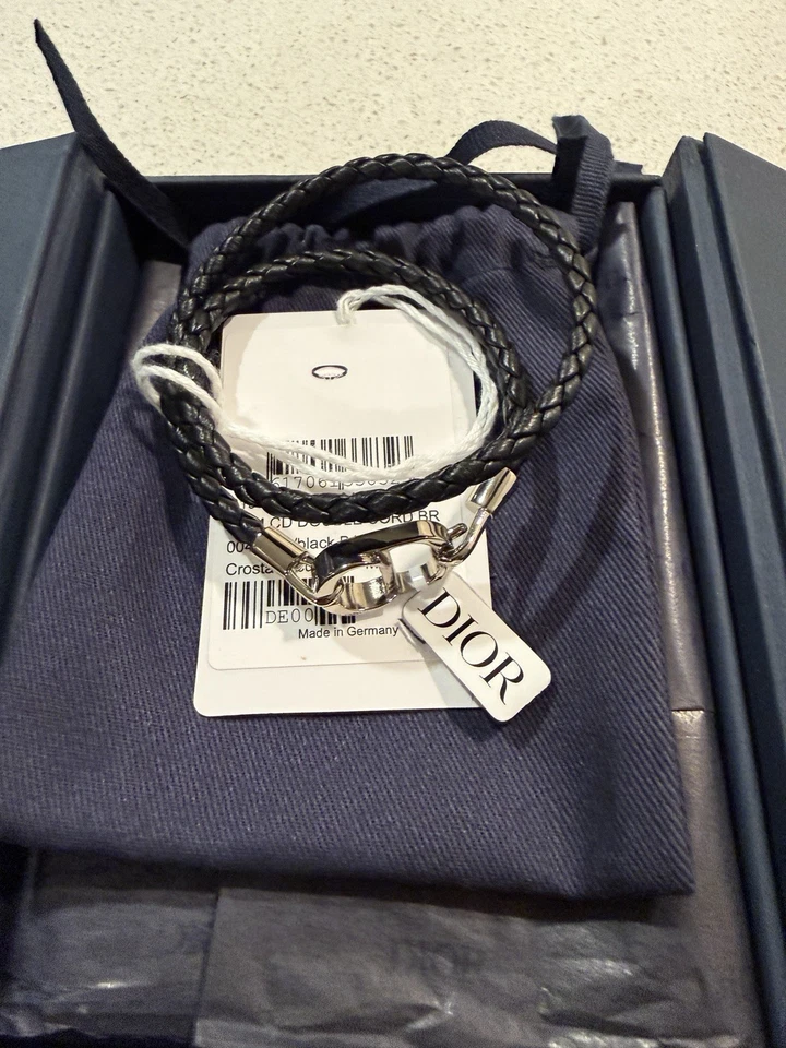 Pulsera de cuero trenzado Dior Foto 2 de 4