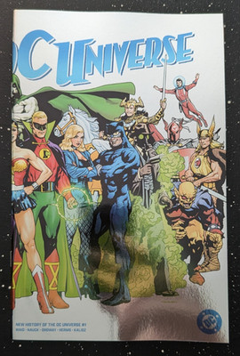 New History of the DC Universe #1 Ryan Sook Wraparound Foil Variant