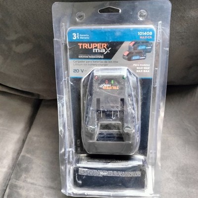 new Truper MAX-CA Lithium ion battery charger 20 V Truper MAX *damaged packaging