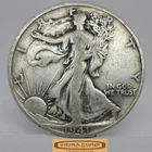 1941-S Walking Liberty Half Dollar, 90% Silver - #C59207NQ