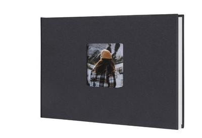 60 Pages Linen Photo Album for Fujifilm Instax Mini Camera, 120 Pockets (Black)