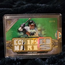 AARON JUDGE 2024 TOPPS TRIPLE THREADS EMERALD PATCH 07/18 Yankees