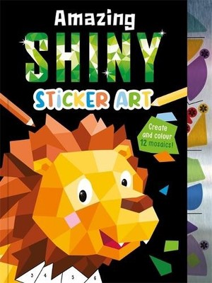 Sparkpool Amazing Shiny Sticker Art (Paperback) Mosaic Sticker by Numbers