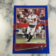 2020 Panini Donruss Tom Brady SP Blue Press Proof #230