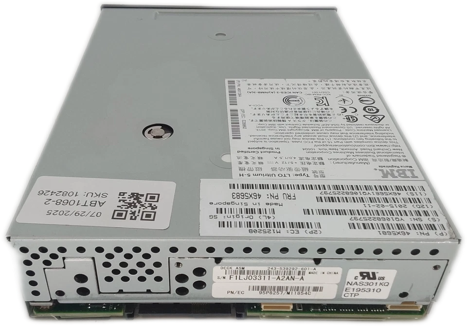 IBM Quantum LTO-5 46X9553/12X5248 Internal Tape Drive 1.5TB Fibre Channel - Image 3 of 4