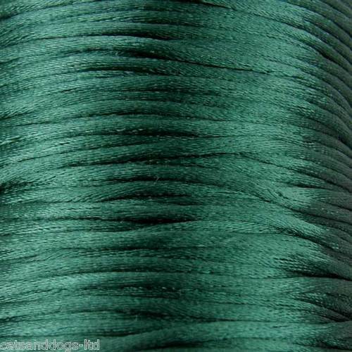 Rattail Jewellery Cord , Silky 2mm, Shamballa Kumihimo Full Roll 100 Yards - Picture 29 of 39