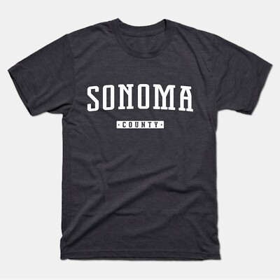 Sonoma Shirt Sonoma County T-Shirt Sonoma County California Tee Shirt 