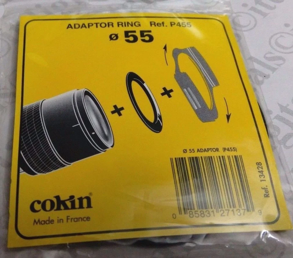 Genuine Cokin P Series 55mm Adapter Ring P455 Made in France Original 55 mm   - Image 2 of 4