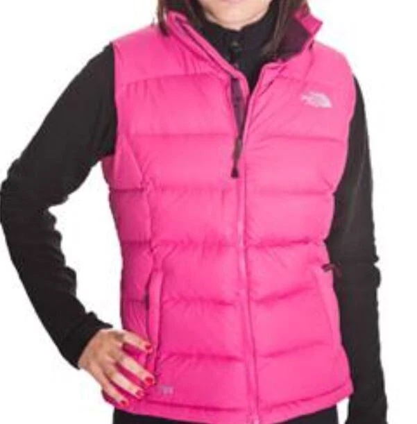The North Face Women's Nuptse 2 Bodywarmer Pink UK M LN121 JJ 03 - Image 2 of 3