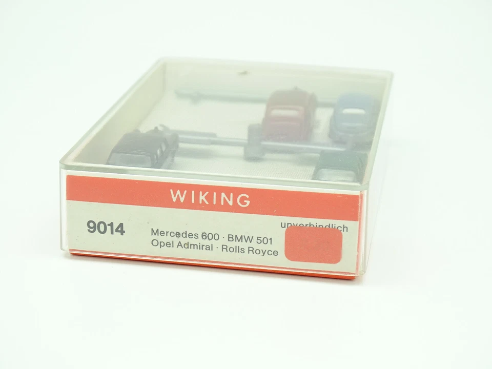 WIKING 1/160 N - Bundle Of 4 Models: Rolls Royce - Mercedes - Vauxhall - BMW - Image 2 of 2