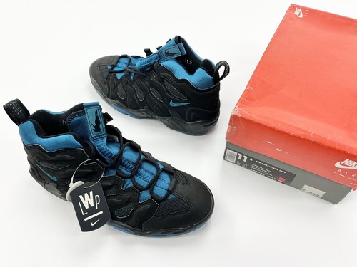 1994 Vintage Nike Air Challenge LWP schwarz türkis Gr. 11,5 Herren Schuhe Andre Agassi