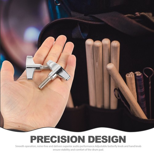 4Pcs Drum Wing Screw Adjustable Wing Nut Drum Cymbal Stand Tool - Picture 12 of 12