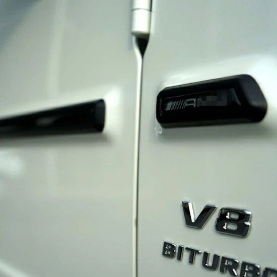Para Mercedes Benz Clase G W463 G500 G63 AMG Estilo Insertos Moldura Borde Negro Foto 3 de 4