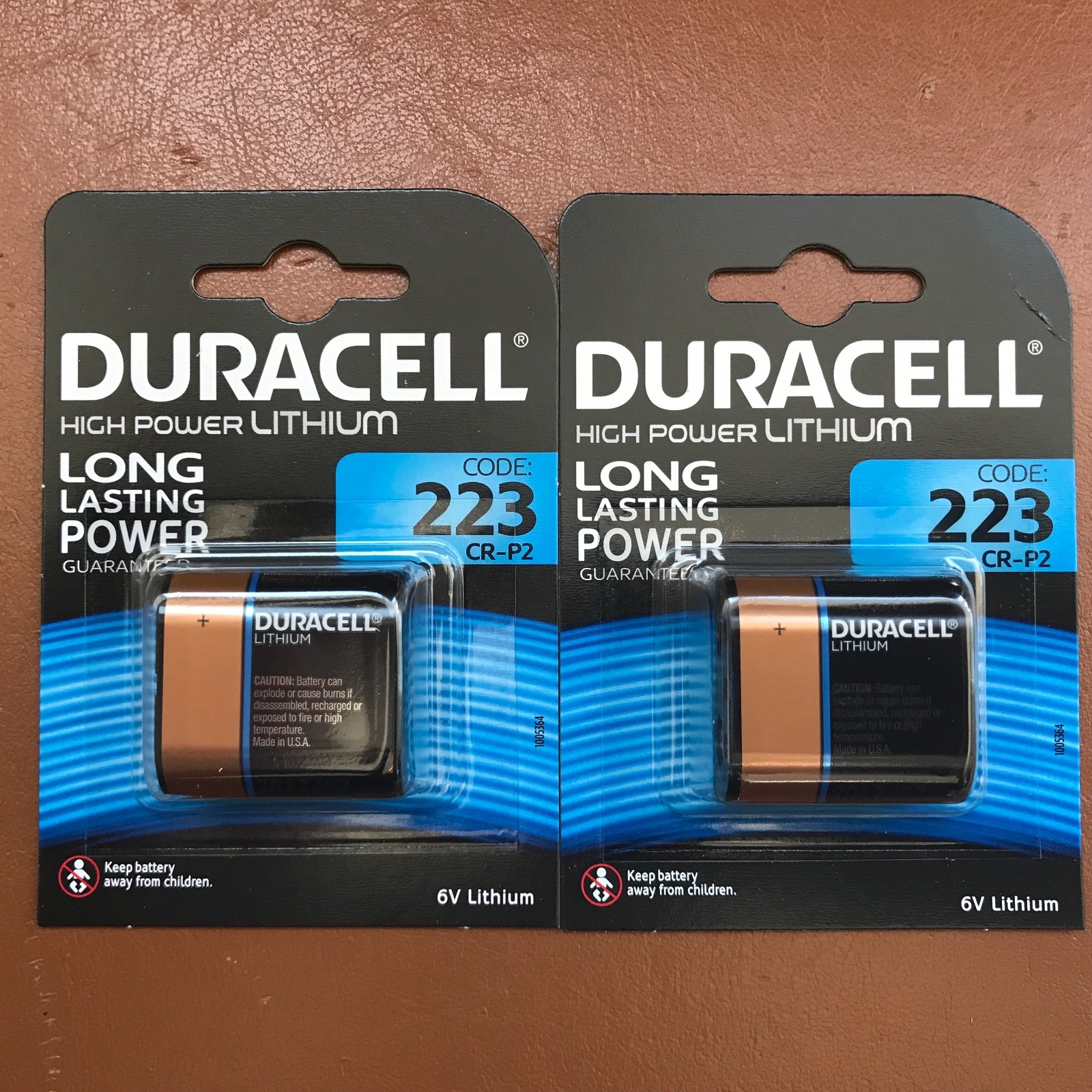 NEW Duracell 223 6V Lithium Ultra Photo Battery CR223 CRP2 EL223AP