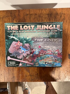 The Lost Jungle A Dig And Play Dinosaur Adventure Board Game Missing Pieces