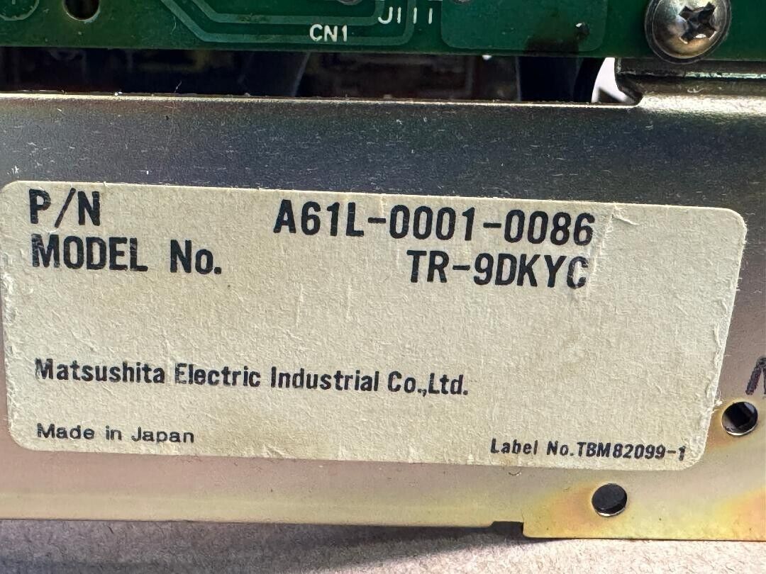 FANUC OT OPERATOR CONTROL PANEL A02B-0083-C102 A61L-0001 FANUC OT OPERATOR CONTROL PANEL A02B-0083-C102 A61L-0001