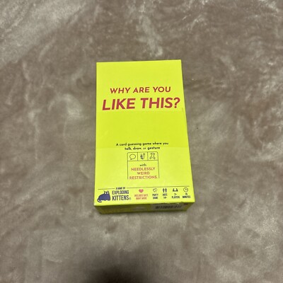 《NEW》Exploding Kittens Presents: Why are You Like This? Card & Board Game, 14+