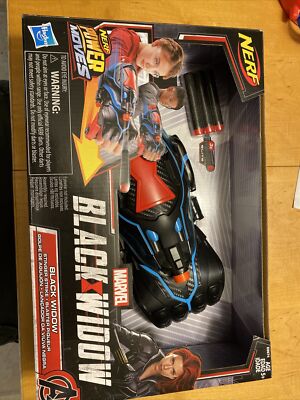 NEW Nerf Power Moves Marvel Black Widow Stinger Strike Dart Launching Toy Hasbro