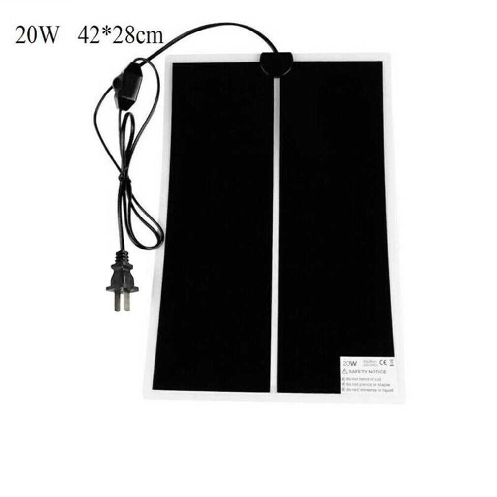Reptile Vivarium Heat Mat Heating Warm Heater Pad With Thermostat