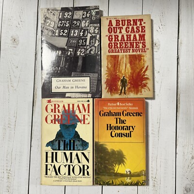Lot of 4 Graham Greene Trade And Paperback. Human Factor, our man in Habana.