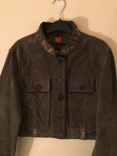 JULIA S. ROMA LADIES OLIVE GREEN REAL 