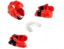 ProForce Lighting 5 Piece Sparring Gear Combo Set RED
