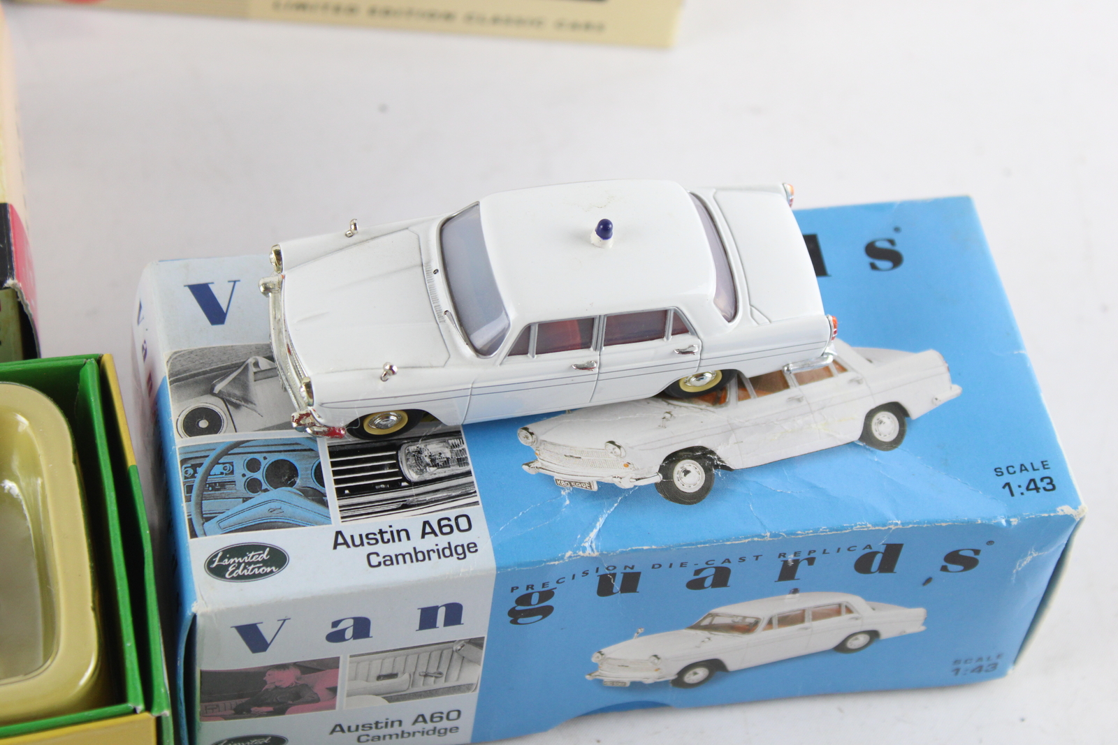 Boxed Vanguard Diecast Model Cars, Rover, Vauxhall, Mercedes, Etc x 6