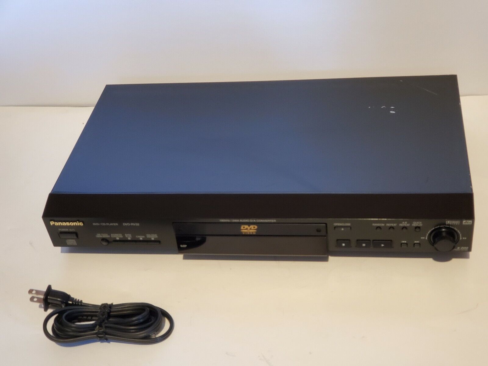 PANASONIC DVD/CD Player Model DVD-RV32-High Speed Scan x200-Dolby Digital