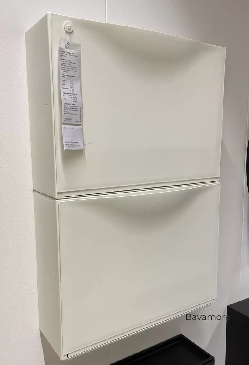 MACKAPÄR Shoe/storage cabinet, white - IKEA