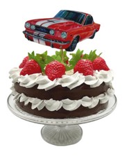 Ford Mustang Cake Topper -  Ford Mustang Cake Decoration - A66-CT