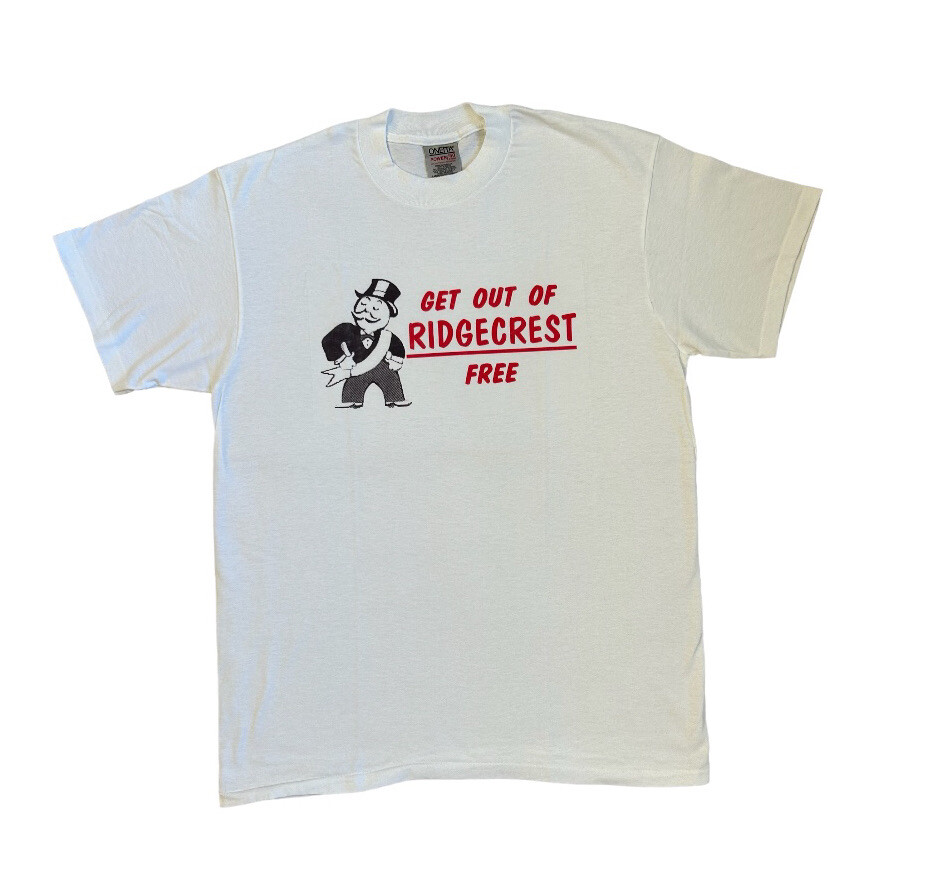 Vtg Funny Oneita Power Mens Large T-shirt White Single