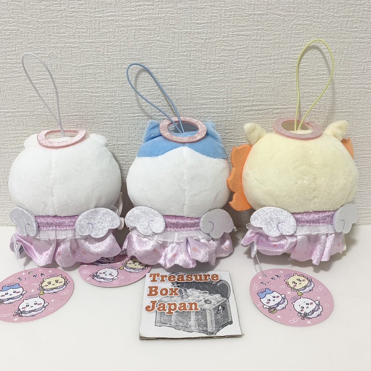 AAAグッズ Chiikawa Tenshi Akuma Angel na Large Mascot Hachiware Shisa