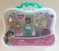 Disney Princess Little Kingdom Jasmine Golden Vanity Set Snap ins Aladdin Polly