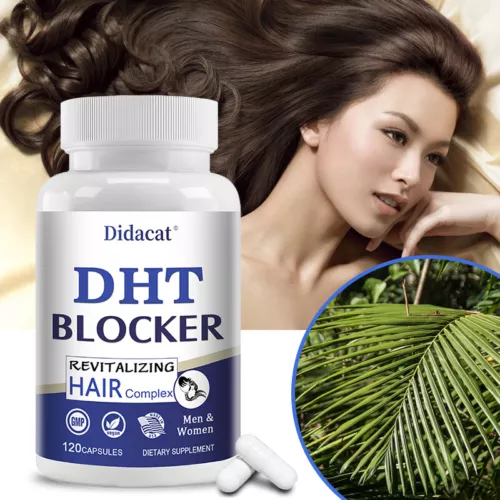 DHT Blocker with Biotin - Boosts Hair Growth & New Follicle Growth 30/60/120Caps